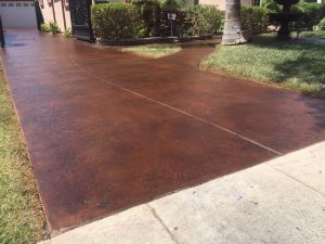 Concrete Driveway Staining